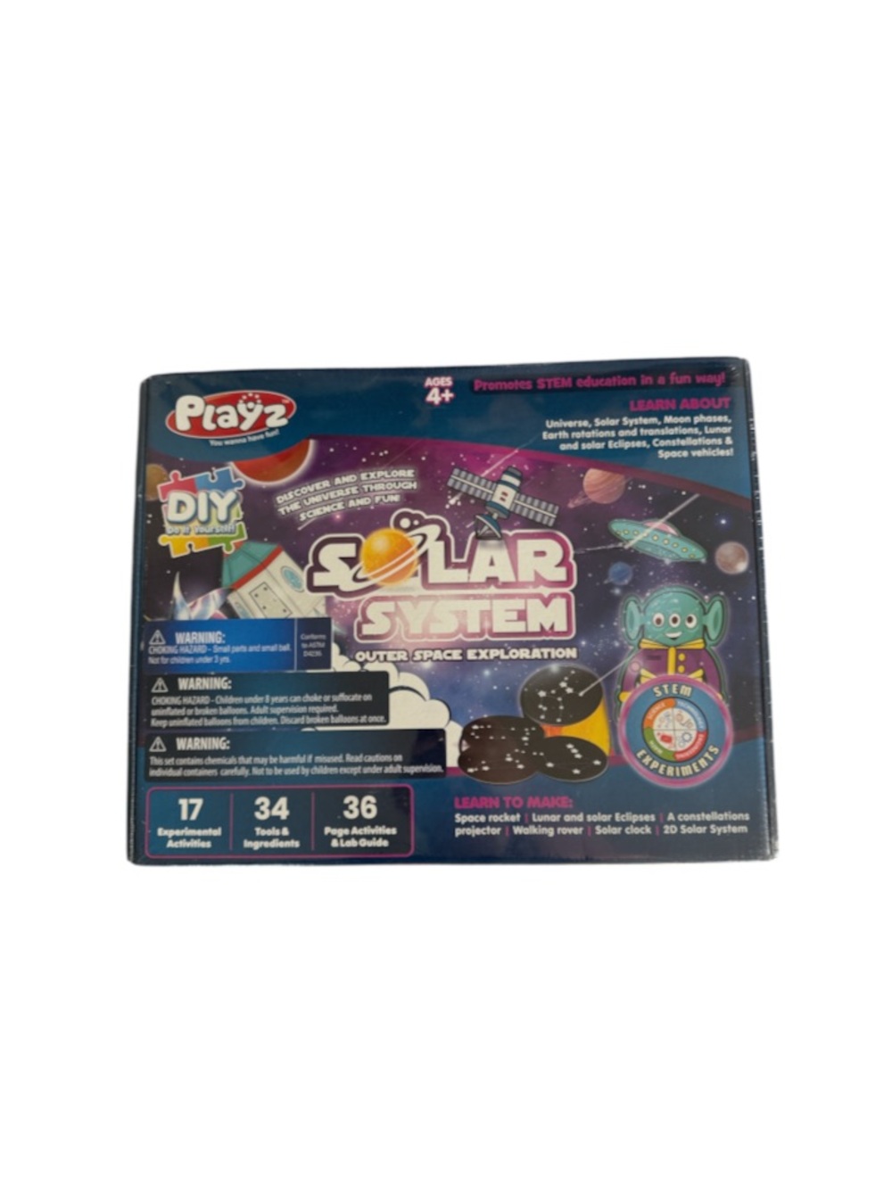Solar System DIY Kids Toy - Purple Space Exploration Kit